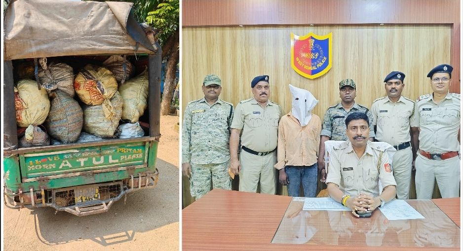 টেম্পোতে কয়লা? ঝালদা থানার হাতে বমাল পাকড়াও ভিন রাজ্যের যুবক