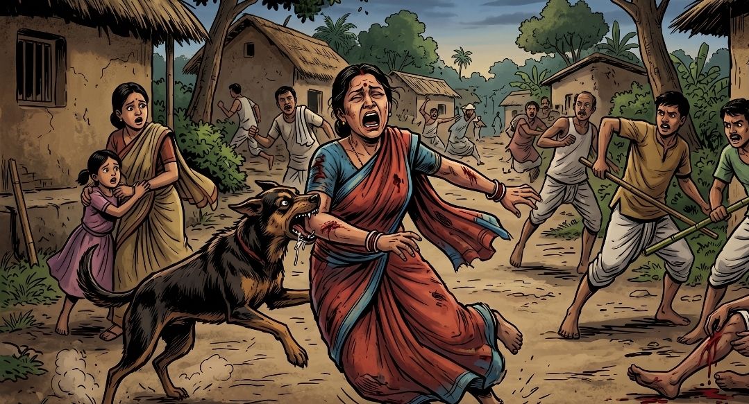 কে ধরবে পাগলা কুকুর ? তরজা দফতরে দফতরে, আতঙ্কে ঘরবন্দি মানবাজারের গ্রাম