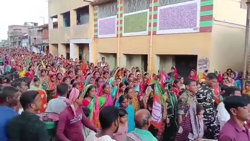 অন্নপূর্ণা সমুদ্রে জয়পুরে হাঁটলেন বিধায়ক বিশ্বজিৎ