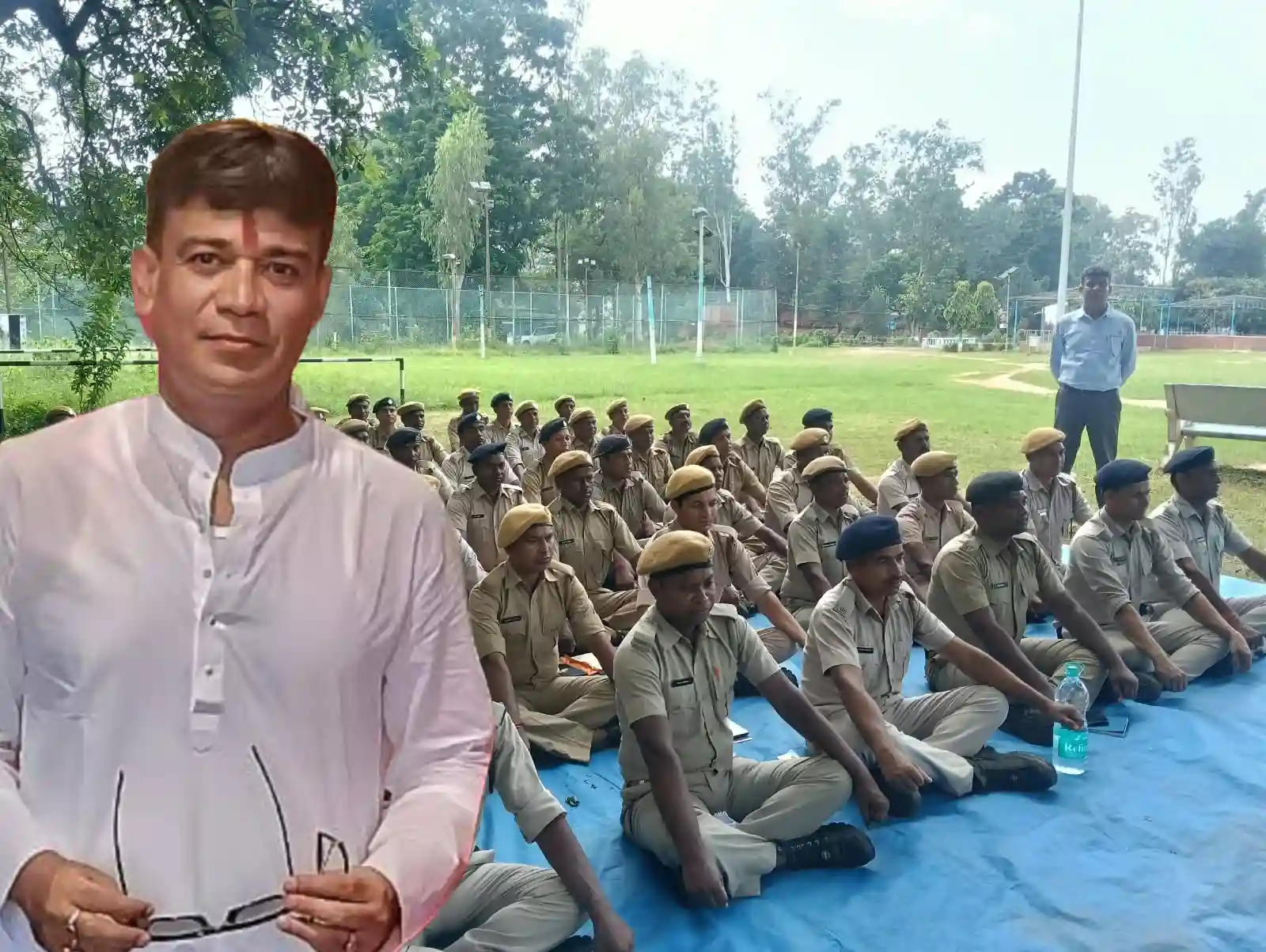 হাতে তদন্তের খাতা, এ বার হাতে চক! পুলিশকর্মী জয়ন্তর ৩২ বছর পরেও শিক্ষক পরিচয় অমলিন