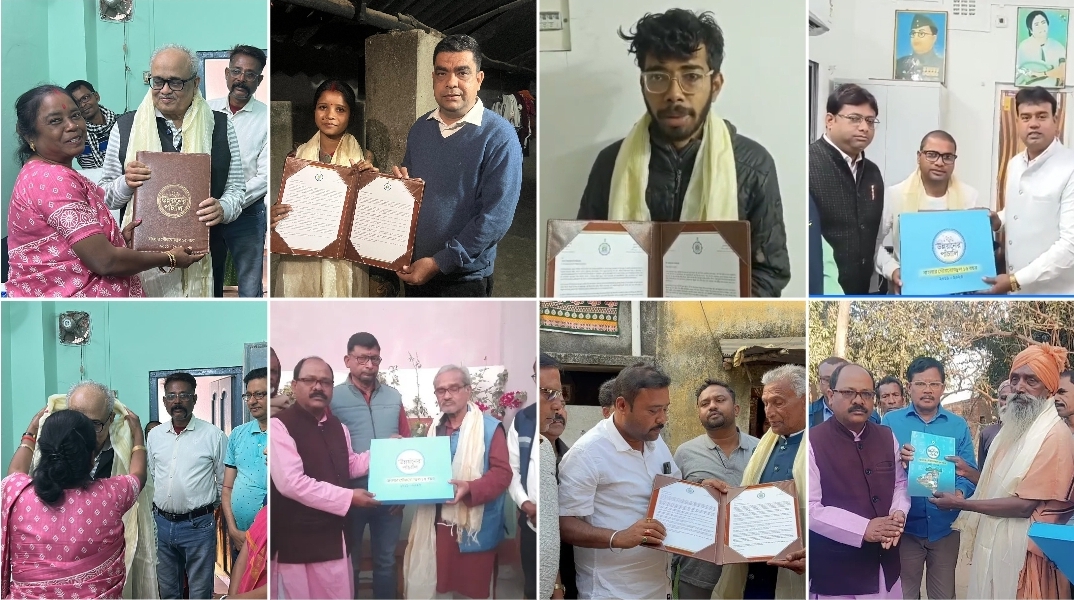 পুরুলিয়ায় জনসংযোগে নয়া চমক তৃণমূলের, কনটেন্ট ক্রিয়েটর সহ ৭ গুণীজনের হাতে উন্নয়নের পাঁচালি